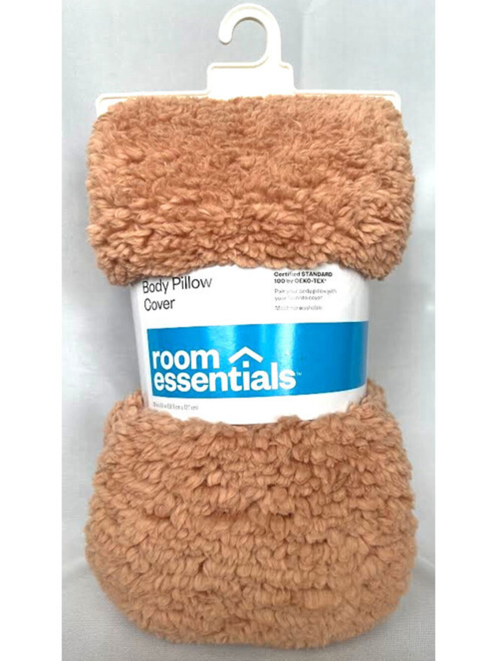 Body Pillow Cover *NEW* 20" x 50" Soft, Cozy and Fluffy, 100% Polyester, Rust